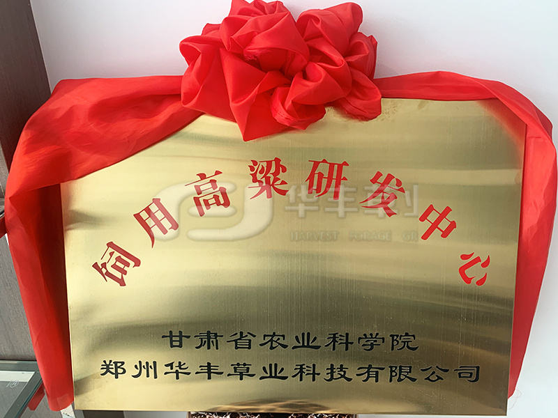 公司与甘肃省农业科学院成立有优良的合作关系